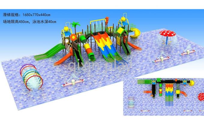 儿童水上乐园滑梯